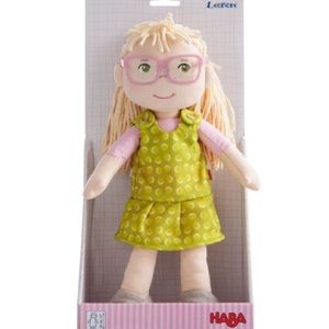 Leonore - 12" Cloth Doll with glasses - Haba